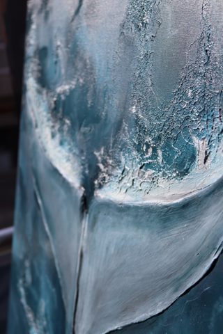 Diving Whale Tail Oil Painting — photo 2